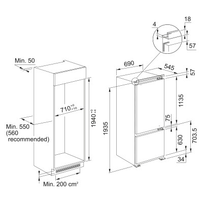 Холодильник FRANKE FCB 400 TNF NE E (118.0705.155)