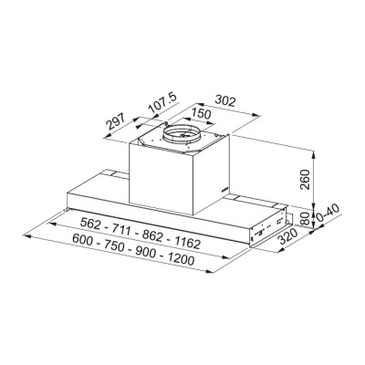 Витяжка FRANKE Maris FST DRIP FREE 90 X/2 KL (305.0705.073)