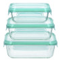 Набор контейнеров miFamilia Full wrapped collection для хранения, запекания, заморозки 650 мл, 1000 мл, 1500 мл, прямоугольные