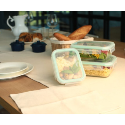 Набор контейнеров miFamilia Full wrapped collection для хранения, запекания, заморозки 650 мл, 1000 мл, 1500 мл, прямоугольные