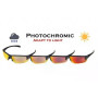 Окуляри фотохромні (захисні) Global Vision Hercules-7 Photochromic Anti-Fog (G-Tech™ red), фотохромні дзеркальні червоні