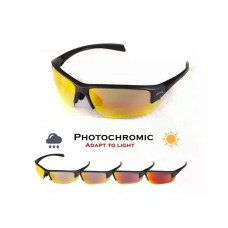 Окуляри фотохромні (захисні) Global Vision Hercules-7 Photochromic Anti-Fog (G-Tech™ red), фотохромні дзеркальні червоні