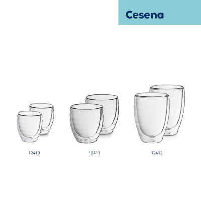 Набір склянок для еспресо з подвійними стінками KELA Cesena, 2 х 80 мл (12410)