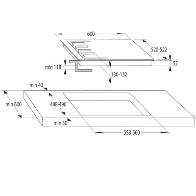 Варочная поверхность комбинированная Gorenje GCE691BSC
