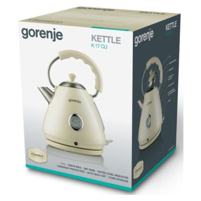 Електрочайник Gorenje K17CLI