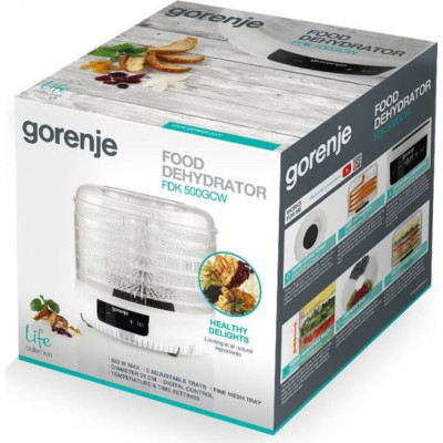 Сушилка для овощей и фруктов Gorenje FDK500GCW