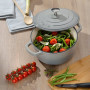 Каструля чавунна з кришкою KELA Calido, 21 см 2,5 л (12605)