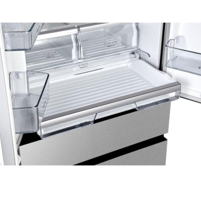 Холодильник з «французькими» дверцятами Gorenje NRM8181UX