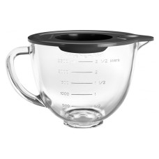 Чаша KitchenAid 3,3 л 5KSM35GB скляна з кришкою, мірною шкалою, до моделей 5KSM3311