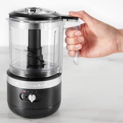 Кухонний мінікомбайн бездротовий KitchenAid 5KFCB519EBM