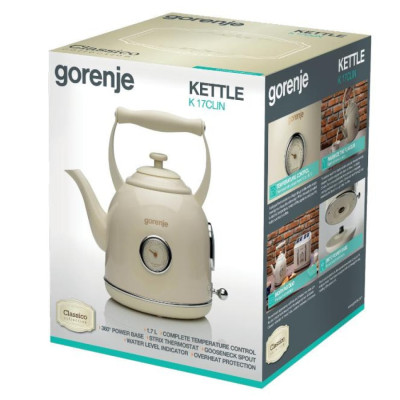 Електрочайник Gorenje K17CLIN
