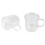 Набор стеклянных чашек Bergner Coffee & tea lovers, 230 мл, 2 шт (BG-20115-MM)