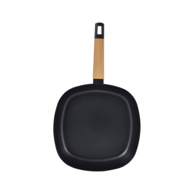 Сковорода гриль Bergner Earth black, 28 см (BG-34625-BK)