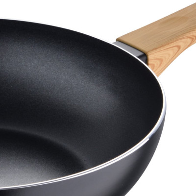 Сковорода вок Bergner Earth black, 28 см (BG-34627-BK)