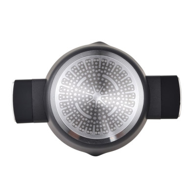 Каструля з кришкою Bergner Ion plus, 20 см, 2 л (BG-35910-BK)