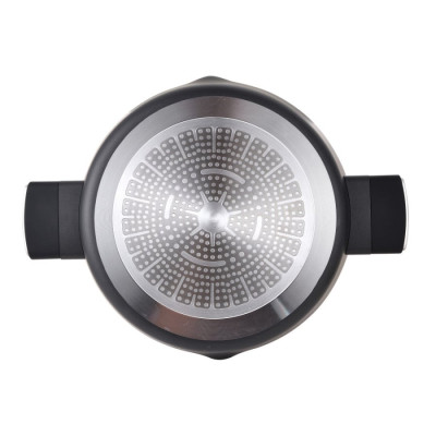 Сотейник з кришкою Bergner Ion plus, 28 см (BG-35913-BK)
