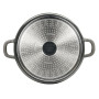 Каструля з кришкою Bergner Excalibur, сіра, 20 см, 2,2 л (BG-36100-GY)