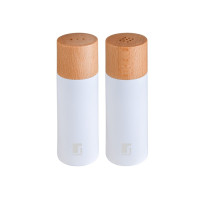 Набір для солі та перцю Bergner Naturally, 2 предмета (BG-48518-WH)