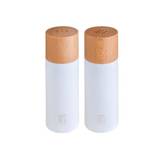 Набір для солі та перцю Bergner Naturally, 2 предмета (BG-48518-WH)
