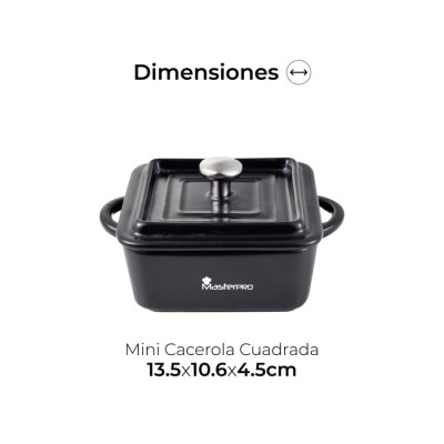 Форма для запікання Bergner MasterPro Foodies cook & share, 13,5X10,6 см, квадратна (BGMP-10202)