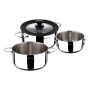 Набір каструль з універсальною кришкою Bergner MasterPro Foodies collection, 4 предмета (BGMP-2160)