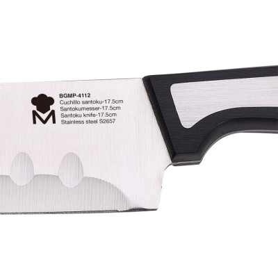 Ніж сантоку Bergner MasterPro Sharp, 17,5 см (BGMP-4112)