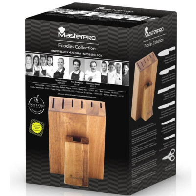 Підставка для ножів Bergner MasterPro Foodies collection, 16х14,3х22,7 см (BGMP-4319)