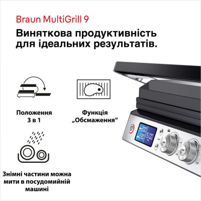 Электрогриль Braun MultiGrill 9 CG 9047