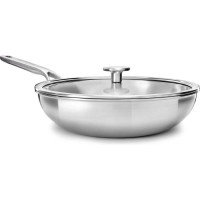 Сковорода вок з кришкою KitchenAid MSS, 28 см, 3,5 л (CC003254-001)