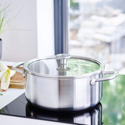 Каструля з кришкою KitchenAid MSS, 24 см, 4,9 л (CC003260-001)