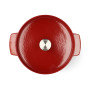 Каструля чавунна з кришкою KitchenAid, 26 см, 5,2 л, червона (CC006060-001)
