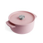Каструля чавунна з кришкою KitchenAid, 22 см, 3,3 л, колір суха троянда (CC007430-001)
