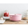 Каструля чавунна з кришкою KitchenAid, 26 см, 5,2 л, колір суха троянда (CC007431-001)