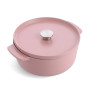 Каструля чавунна з кришкою KitchenAid, 26 см, 5,2 л, колір суха троянда (CC007431-001)
