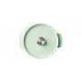 Каструля чавунна з кришкою KitchenAid, 22 см, 3,3 л, колір фісташковий (CC007433-001)