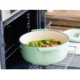 Каструля чавунна з кришкою KitchenAid, 26 см, 5,2 л, колір фісташковий (CC007434-001)