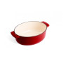 Гусятниця чавунна з кришкою KitchenAid, 30 см, 5,6 л, червона (CC006063-001)