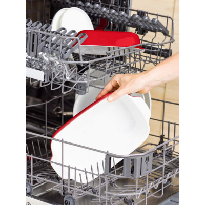 Форма для випічки керамогранітна з кришкою KitchenAid 0,9 л. червона (CC006104-001)