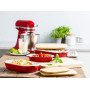 Форма для випічки керамогранітна з кришкою KitchenAid 0,9 л. червона (CC006104-001)
