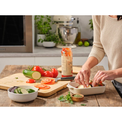 Форма для випічки керамогранітна з кришкою KitchenAid 0,9 л. бежева (CC006105-001)