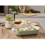 Форма для випічки керамогранітна з кришкою KitchenAid 3,8 л. зелена (CC007426-001)