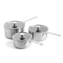 Набір ковшів з кришками KitchenAid SSS, 16/18/20 см, 1,5/2,1/3,1 л (CC005740-001)