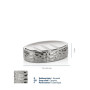 Мильниця KELA Sterling, срібний, 12х8.5х3 см (23780)