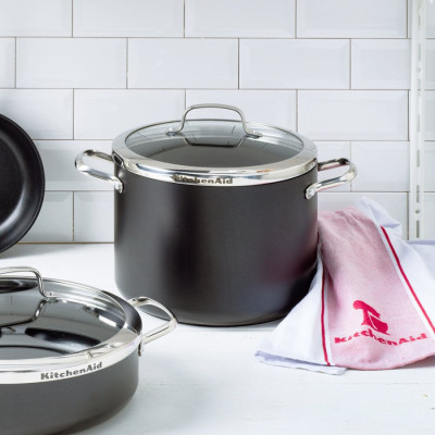Каструля з кришкою KitchenAid Aluline, 24 см, 8 л (CC001258-001)