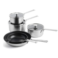 Набір посуду KitchenAid, 8 пр., 16/18/20 см, 1,49/2,13/3,11 л, 20+28 см (CC004221-001)