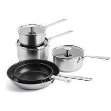 Набір посуду KitchenAid, 8 пр., 16/18/20 см, 1,49/2,13/3,11 л, 20+28 см (CC004221-001)