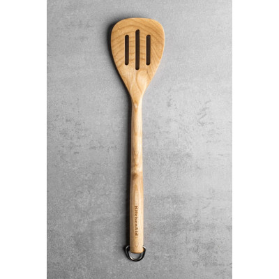 Лопатка з прорізами KitchenAid Coreline, 34 см, береза (KQR702OHE)