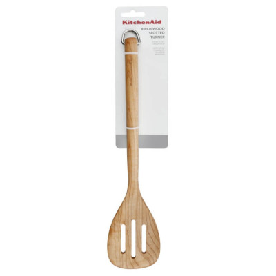Лопатка з прорізами KitchenAid Coreline, 34 см, береза (KQR702OHE)