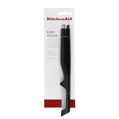 Овочечистка вертикальна KitchenAid Classic, 22 см, чорний (KCG112OHOBE)