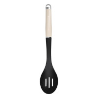 Ложка для сервіровки з прорізами KitchenAid Coreline, 35 см, кремовий (KAG004OHACE)